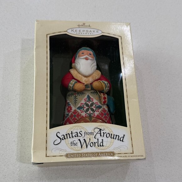 HALLMARK Keepsake Santas from Around the World UNITED STATES OF AMERICA - Picture 9 of 9